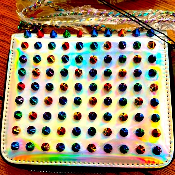 NWT Holographic crossbody - Picture 2 of 7